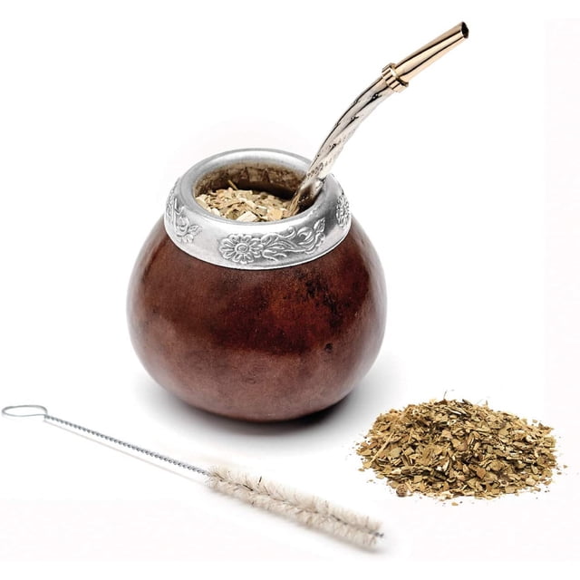 Balibetov Yerba Mate Gourd Set (Original Natural Handmade Ye Balibetov BALIBETOV