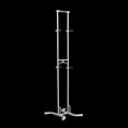 thumbnail image 6 of Sparehand Freestanding Adjustable Dual Bike Rack Storage System, Silver, 6 of 7