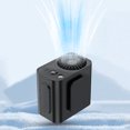 thumbnail image 3 of Ventilador de cintura Wdftyju con carga USB Ventilador con clip y pantalla digital para tienda de campaña al aire libre Negro, 3 of 7