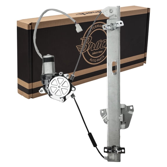 Brock Window Regulator w/ Motor for 1999-2003 Galant Front Right MR287308