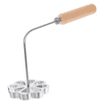 thumbnail image 2 of 5X Rosette Timbale Iron Set Bunuelera with Handle Mexican Bunuelo Pastry Maker Cutter for Kitchen, 2 of 7