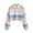 Light Blue, variant on Striped Crop Tops Women Teens Colorful Button Collar Long Sleeve Loose Pullover Sweatshirt Tee Shirt Sports Casual (Medium, Purple 01)