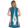 thumbnail image 2 of Bixox Robe Sans Manches pour Femmes avec Poches, Robe Débardeur Décontractée Longueur Genou pour l'Été-Grand, 2 of 7