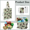 thumbnail image 2 of Cute Dog Canvas Tote Bag – Cartoon Puppy & Paw Print Design, Reusable Cotton Shopping Bag with Artistic Watercolor Dog Illustration for Dog Lovers, Pet Owners, and Animal Fans, 2 of 7