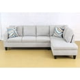 thumbnail image 2 of KISRAIS 97" Wide 2-Piece Upholstered Sectional Sofa Set, 2 of 5