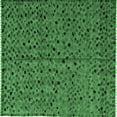 thumbnail image 1 of Ahgly Company Indoor Square Oriental Emerald Green Modern Area Rugs, 8' Square, 1 of 4