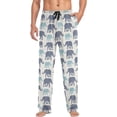 thumbnail image 3 of GZHJMY Elephant Pajama Pants for Men, Lounge Pants Lightweight Men Pajama Bottoms with Drawstring Pockets, Christmas New Year Birthday Gifts, Medium, 3 of 6