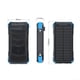 thumbnail image 5 of Mr. Gadgets Solar Blast Power Bank 20000 Mah Bateria Panel Solar De Carga Portatil Con Linterna, Manivela De Emergencia, Carga Inalambrica, Color Negro Con Azul., 5 of 7