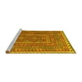 thumbnail image 2 of Ahgly Company Machine Washable Indoor Rectangle Oriental Yellow Traditional Area Rugs, 2' x 5', 2 of 4