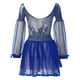 thumbnail image 2 of Gibobby Lenceria para mujer sexy Lencería de encaje sexy para mujer Vestido de ropa interior de lencería de de malla sexy(Azul XL), 2 of 5