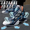 thumbnail image 3 of BINQER Zapatillas de baloncesto de caña alta for hombre con amortiguación de malla transpirable y suela antideslizante., 3 of 6