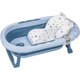 thumbnail image 3 of Bañera Bebe Tina Pegable Portatil Viaje Cojin Termometro Azul, 3 of 7