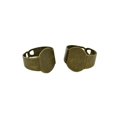thumbnail image 4 of 10Pcs Adjustable Blank Oval Bezel Cbaochon DIY 15x10mm - Bronze, 4 of 8