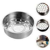 HOOWIFFY 2Pcs Cooking Steamer Basket Stainless Steel Steaming Rack for Meatballs Vegetables Fish