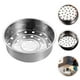 thumbnail image 5 of 2 cestas de vapor: rejilla gruesa de acero inoxidable, cesta para olla arrocera para cocinar al vapor, verduras, albóndigas y bollos., 5 of 5
