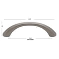 thumbnail image 4 of GlideRite 2-3/4 in. Center-Center Modern Loop Cabinet Pull, Graphite Gray - 87650-GPH, 1 Pack, 4 of 4