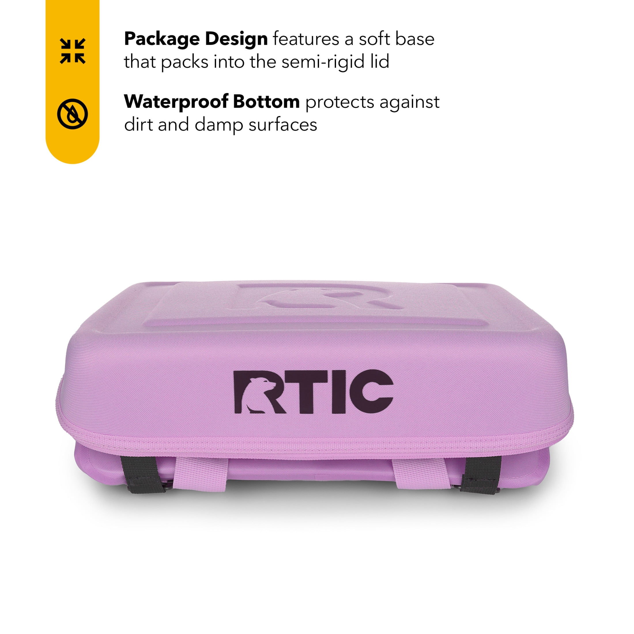 RTIC 28-Can, 27 Qt, Collapsible Soft Cooler with Bottle Opener, Lavender