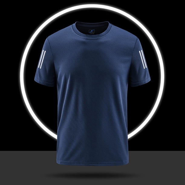 pstuiky camisetas camisas para hombre, Camiseta de manga corta transpirable para hombre, color liso, para deportes al aire libre y correr. ropa de hombre xxxxl