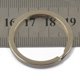thumbnail image 3 of 10PCS DIVIDIDOS PLANOS LLAVERO de PLATA 32mm / 1,26 "ACCESORIO de BRICOLAJE ARTESANAL Macarena Llaveros de Split, 3 of 4