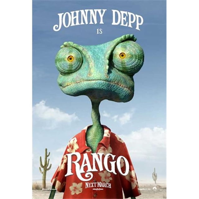 Posterazzi MOVIB32301 Rango Movie Poster - 11 x 17 in.