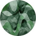 thumbnail image 2 of Addison Rugs Mayfield Washable Contemporary Abstract Fern Round Rug, 8' x 8', 2 of 5