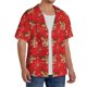 thumbnail image 2 of Fotbe Christmas With Cute Deer Camisa Estampada de Manga Corta para Hombre, Casual de Verano, Estilo Playero, Sin Arrugas-4X-Large, 2 of 5