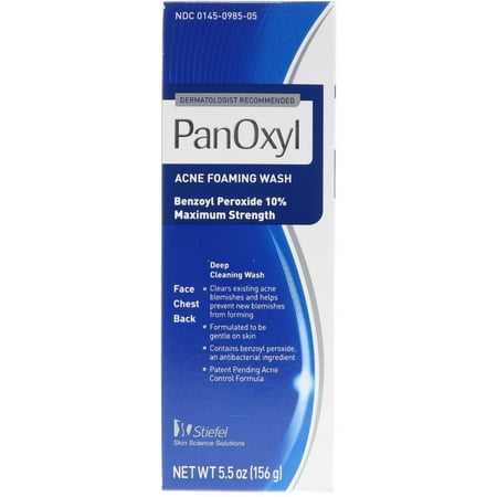 PanOxyl 10% Acne Foaming Wash 5.5 oz