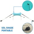 thumbnail image 3 of Sol Shade - Portable Easy Pop Up Beach Stretch Fabric Sun Shade Tent Canopy - Modern Design and Easy Set Up, 3 of 7