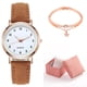 thumbnail image 5 of Reloj de Damas, Reloj de Arena, Cronógrafo de Cuero, Láser de Mano, Lente de Protección, Bisel de Acero, Correa de Cuero, Caja de Presentación, Estilo Retro, Mini, Rueda de Ajuste, Portátil,, 5 of 8