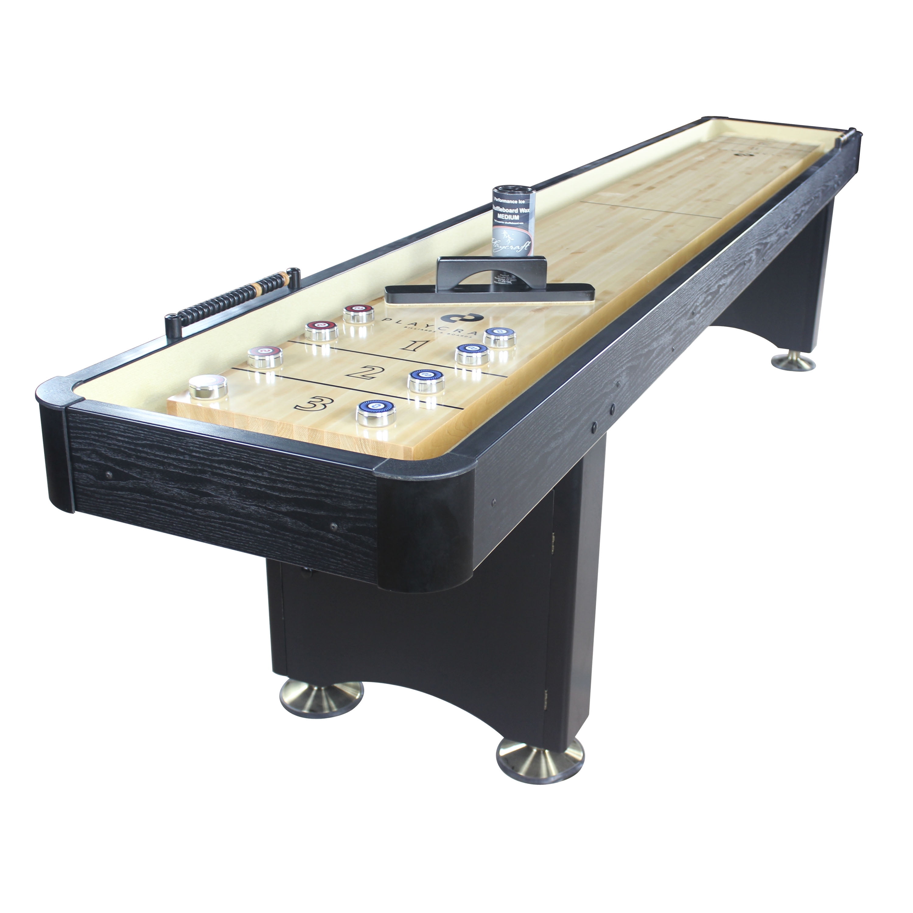 Hathaway, Shuffleboard Table, 9 Ft., Rustic Driftwood Finish
