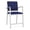 Blue, variant on Newport Reception Waiting Room Healthcare 24.5" Hip Chair / Silver Steel / Blue