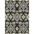 thumbnail image 2 of Addison Rugs Chantille Indoor/Outdoor Traditional Vintage Black Washable Rectangle Rug, 10' x 14', 2 of 6