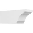 thumbnail image 1 of Ekena Millwork RFTP05X06X16PEC 6 x 5 x 16 in. Standard Pescadero Architectural Grade PVC Rafter Tail, 1 of 1
