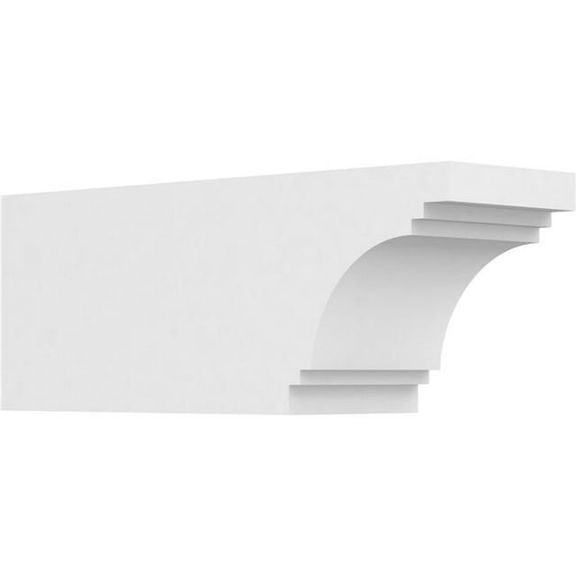 Ekena Millwork RFTP05X06X16PEC 6 x 5 x 16 in. Standard Pescadero Architectural Grade PVC Rafter Tail