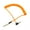 Orange, variant on Deyuer Audio Cable HIFI Sound Quality Plug Play Clear Telescopic 3.5mm Male to Female AUX Extension Wire for Headphone
