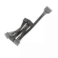 thumbnail image 2 of 15 PIN Sata Power Splitter 15Pin SATA Male 1 to 3/4/5/6 SATA Female Power Splitter Adapter Cable, 2 of 5