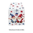 thumbnail image 3 of Uklsqma Independence Day Patriotic Table Runner, Multicolor Linen Table Linen Decor, 183 x 33 cm, for Dining Table Home Party Decoration, 3 of 6
