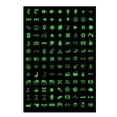 thumbnail image 2 of Pegatinas de botón multifunción Etiqueta luminosa del coche Pegatinas de luz del coche Interruptor Relé Decoración Etiqueta del interruptor basculante Calcomanías del panel de circuito, 2 of 5