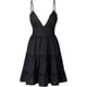 thumbnail image 5 of Vestido skater mini con escote en V, tirantes finos, lazo, espalda descubierta, sin mangas, de encaje, para mujer$Vestidos de mujer Vestido veraniego con escote en V, tirantes finos, lazo, 5 of 7