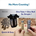 thumbnail image 6 of Coin Sorter Tube Coin Counter with Coin Wrappers,5-IN-1 Change Sorter Change Counter Machine, Coin Organizer Coin Holder,1 x Coin Sorter Tube,Black, 6 of 6
