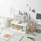 thumbnail image 5 of Organizador de escritorio para manualidades, almacenamiento con minisoporte extraíble de 9 cajones para oficina, hogar, colección, pequeñas pertenencias, manualidades, color blanco, 5 of 5