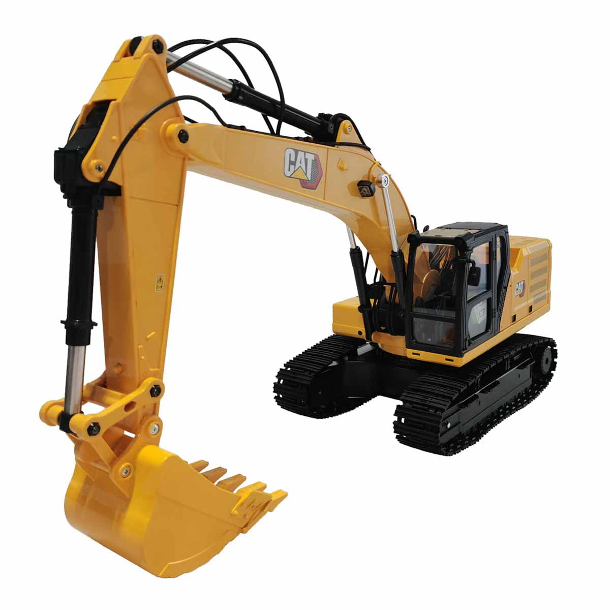 Diecast Masters 1/16 Radio Control Caterpillar 320 Excavator with Bucket, Grapple and Hammer 28005