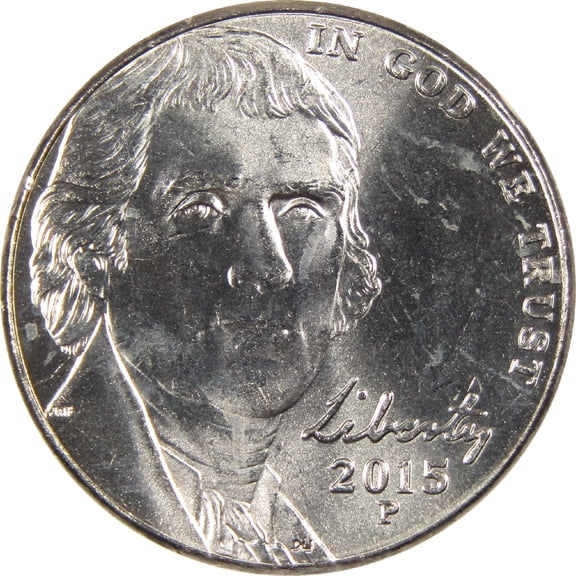 2015 P Jefferson Nickel Uncirculated 5c Coin