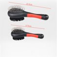 thumbnail image 2 of SLYNSHome Dog Grooming Tools,Double-Sided Bath Brush for Shedding and Bathing for Short/Long Haired Dogs,Pet Supplies - Black, 2 of 4