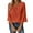 10#Orange, variant on Boho Tops for Women Blouses Dressy Casual V Neck 3/4 Sleeve Shirts Spring Outfits Trendy Vacation Clothes White XL