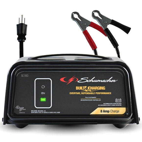 Cargador de Baterías Schumacher Electric SC1363 8A 6V/12V 3 en 1