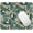 MP07-Flower, variant on Checkerboard Mouse Pad Geometric Black and White Plaid Pattern, NonSlip Rubber Base, Ideal for Computer Laptop PC Gaming and Office Use, 9.5x7.9 Inch