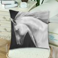 thumbnail image 3 of MKHERT Horse Throw Pillowcase Pillow Cover Cushion Couver 18x18 inch, Set of 2, 3 of 3