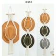 thumbnail image 2 of Macrame Hat Hangers Boho Hat Rack, Bohemian Hat Organizer for Wall Hanging Hat Display, Cowboy Hanging Organizer for Wide Brim Bowler Fedoras Caps, 2 of 4