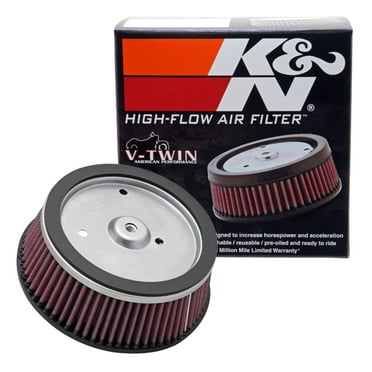 K&N High Performance HD-0800 Washable Premium Engine Air Filter for 001-2008 Harley Davidson Models